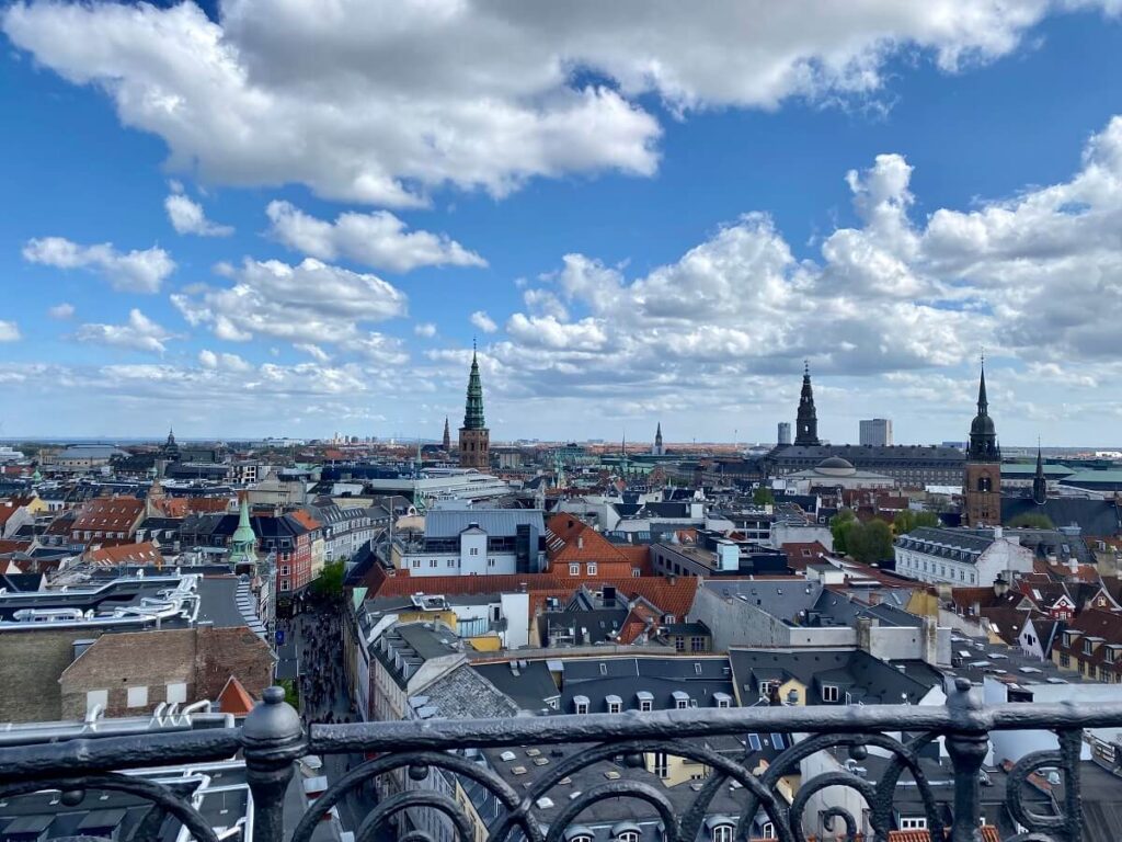 View of Copenhagen from above